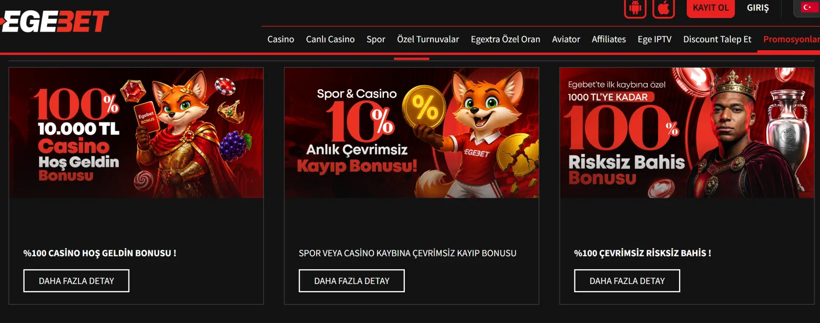egebet giriş